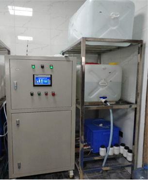 Electrolytic equipment for generation of  acidic oxidation potential water (EOW)